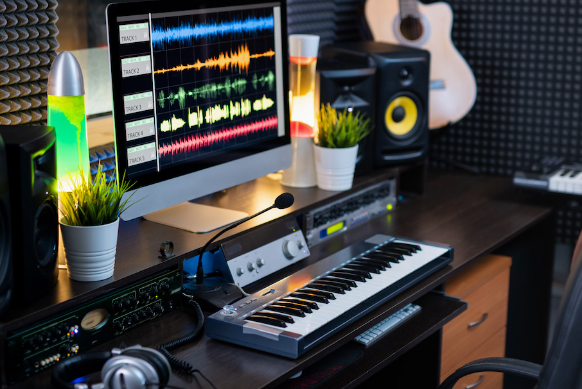 Stylish and Functional Home Studio Desk for Inspired Music-making post thumbnail image